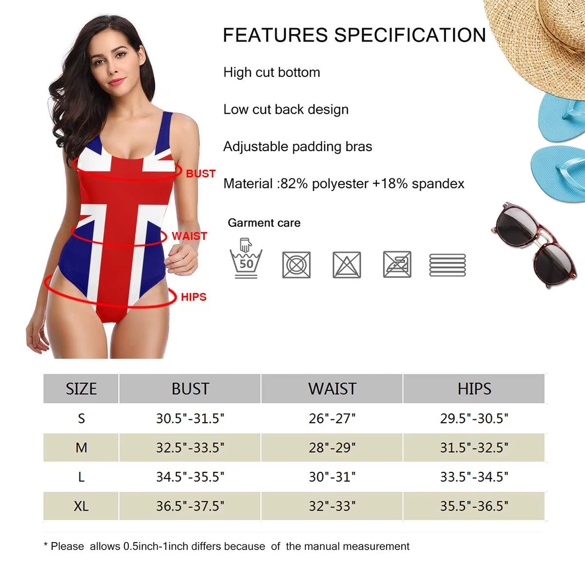 British Flag Union Jack Exotic Bikinis Women Swimsuit Low Waist Quick Drying Women Beach Bathing Suit Swimsuit M3